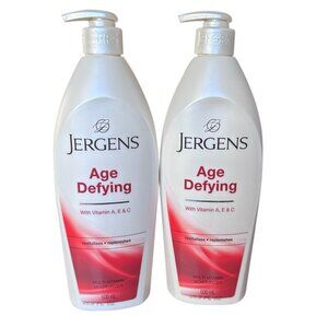 Jergens Age Defying Multi Vitamin Moisturizer Lotion 20.3 oz/600mL Each X 2 NEW